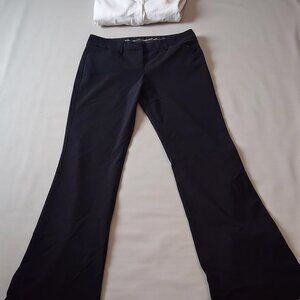 Express Design Studio Black Trousers | Size 2R | Office Classic Bootcut